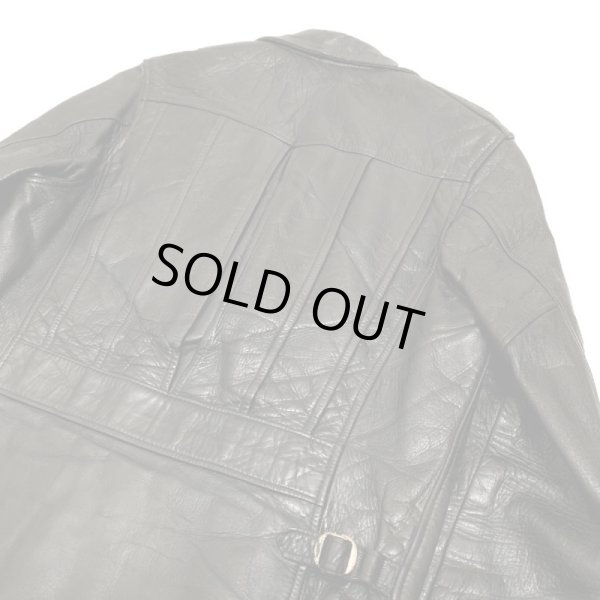 画像16: 30's HARLEY DAVIDSON HORSE HIDE W-BREST MOTORCYCLE LEATHER JACKET (16)