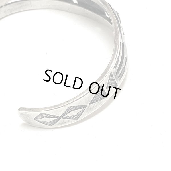 画像8: 30's　”NAVAJO”　「 卍」 SILVER BANGLE (8)