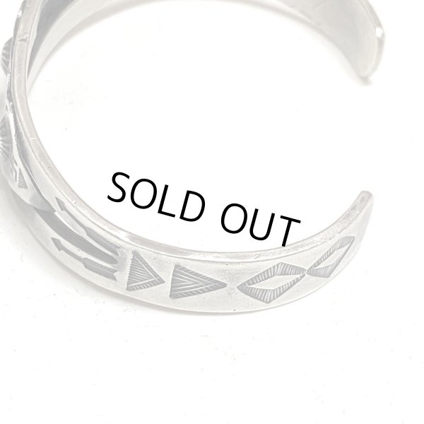 画像9: 30's　”NAVAJO”　「 卍」 SILVER BANGLE (9)