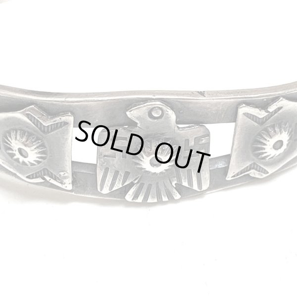 画像5: 30's　”NAVAJO”　「 卍」 SILVER BANGLE (5)