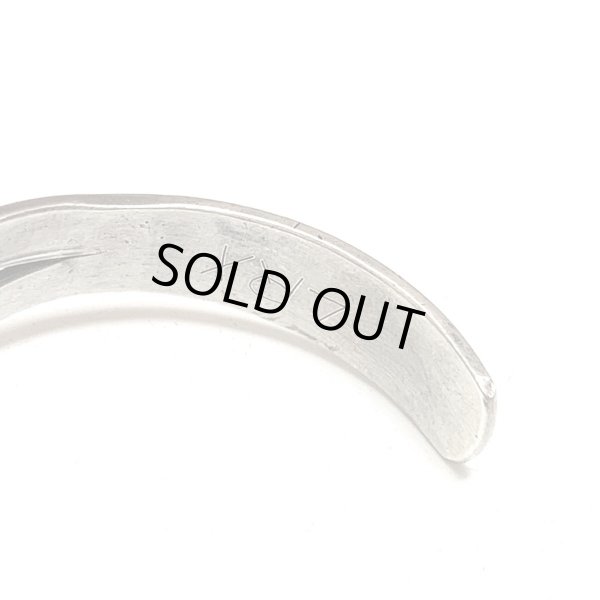 画像11: 30's　”NAVAJO”　「 卍」 SILVER BANGLE (11)