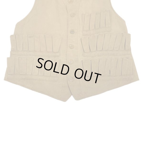 画像10: 30's HUNTING VEST WITH CINCH BUCKLE  (10)