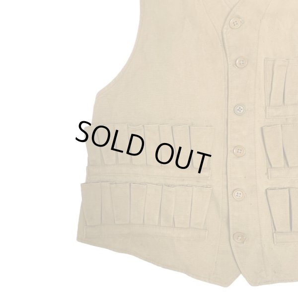 画像7: 30's HUNTING VEST WITH CINCH BUCKLE  (7)
