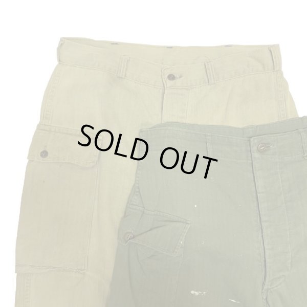 画像16: 40's M-43 UNUSUAL COLOR H.B.T. PANTS (16)