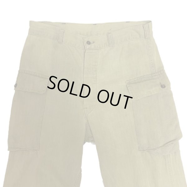 画像4: 40's M-43 UNUSUAL COLOR H.B.T. PANTS (4)