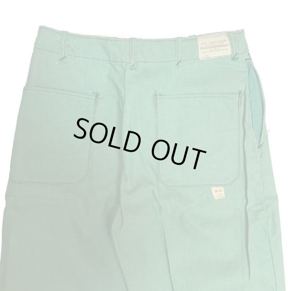 画像13: 50's DEAD STOCK GREEN COVERT WORK PANTS (1) (13)