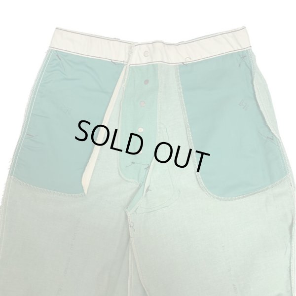 画像9: 50's DEAD STOCK GREEN COVERT WORK PANTS (1) (9)