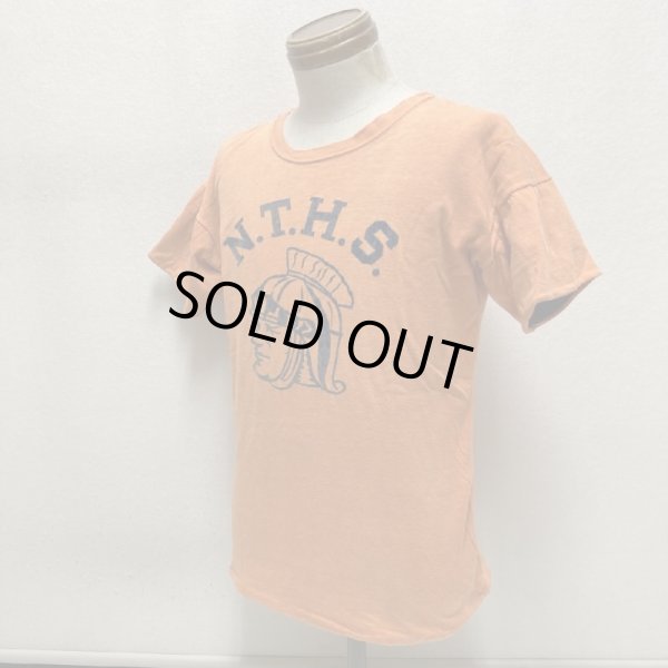 画像18: around 50's REVERSIBLE Tee SHIRTS with FLOCK PRINTED (18)