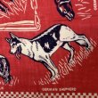 画像9: 50's DOG PATTERN BANDANA RED  (9)