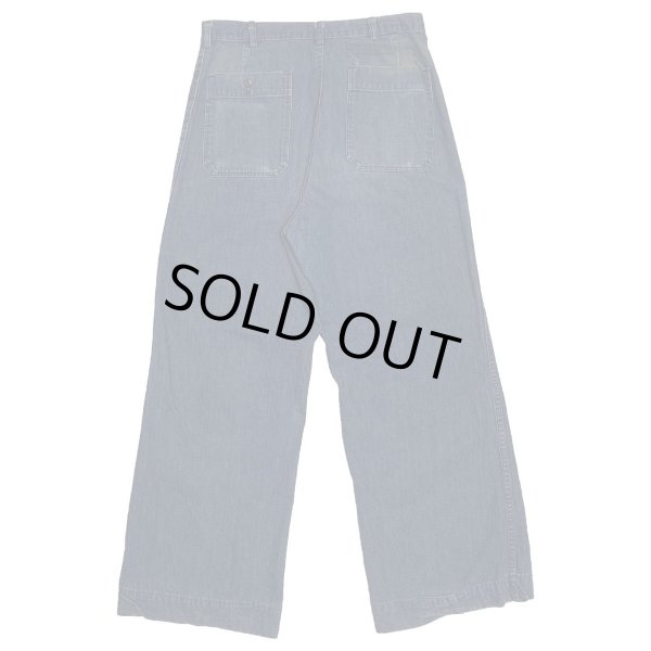 画像2: 50's〜 U.S.NAVY DENIM SAILOR PANTS (3) (2)