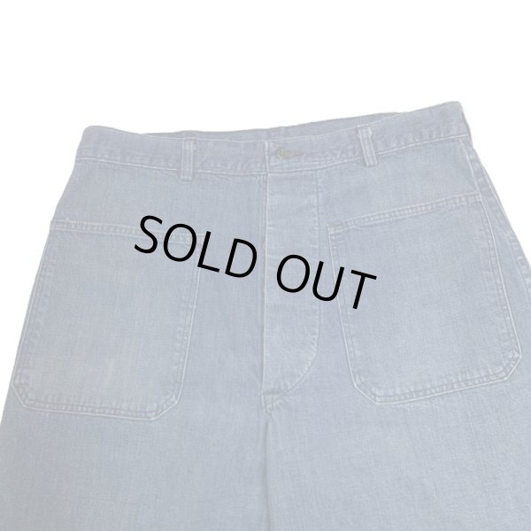 画像3: 50's〜 U.S.NAVY DENIM SAILOR PANTS (3) (3)