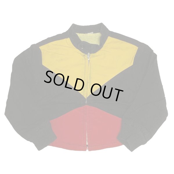 画像1: 50's "BOYS"　YACHTMAN　手旗信号　MOTIF　FULL ZIP.　COTTON JACKET  (1)