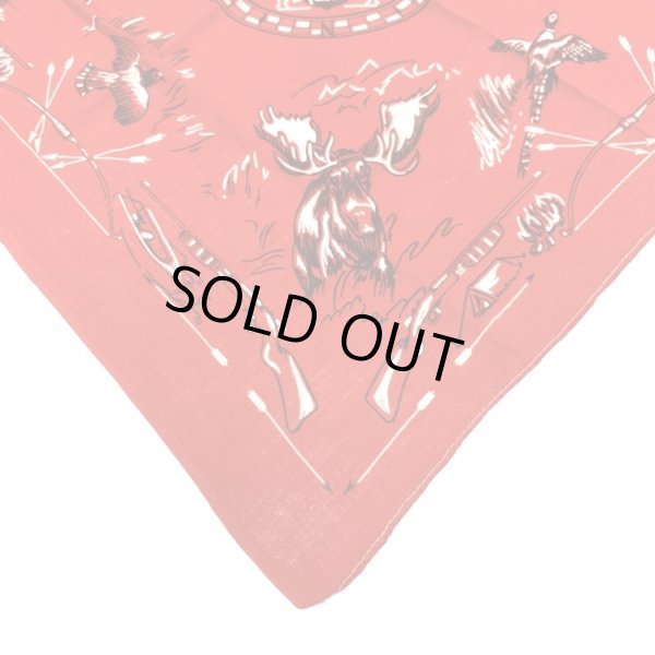 画像16: 1955's IDEAL ADVERTISING BANDANA RED (16)