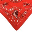 画像11: 1955's IDEAL ADVERTISING BANDANA RED (11)