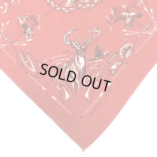画像12: 1955's IDEAL ADVERTISING BANDANA RED (12)