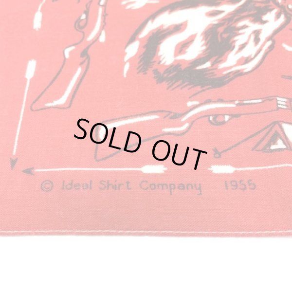 画像5: 1955's IDEAL ADVERTISING BANDANA RED (5)