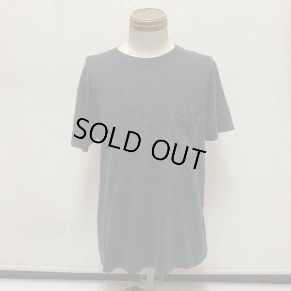 画像17: ~70's BLACK ALL COTTON POCKET Tee SHIRTS (17)