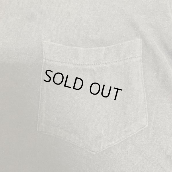 画像7: ~70's BLACK ALL COTTON POCKET Tee SHIRTS (7)