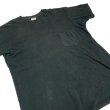 画像3: ~70's BLACK ALL COTTON POCKET Tee SHIRTS (3)