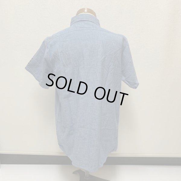 画像16: 60's DEAD STOCK U.S.NAVY × DOUBBLE WARE SHORT SLEEVE CHAMBRAY SHIRTS (16)