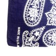 画像11: 60's ELEPHANT BRAND BANDANA NAVY 3ps. SET (11)