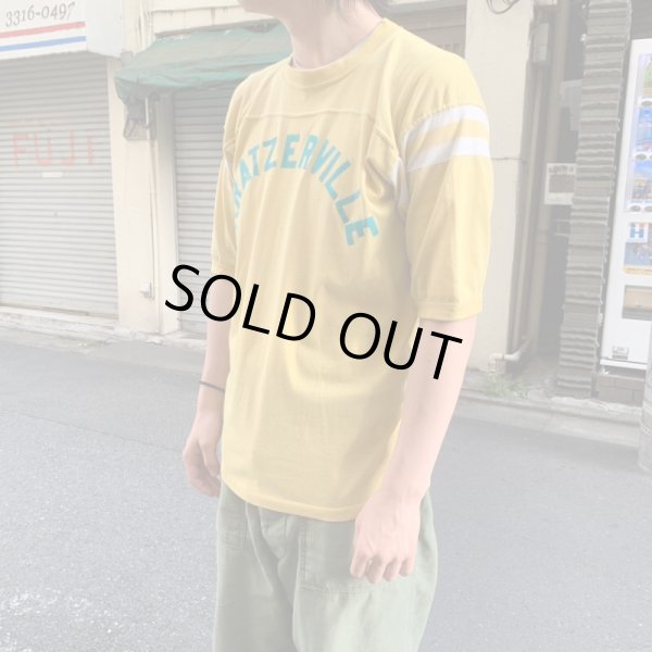 画像15: 70's FROCK PRINTED FOOTBALL Tee SHIRTS  (15)