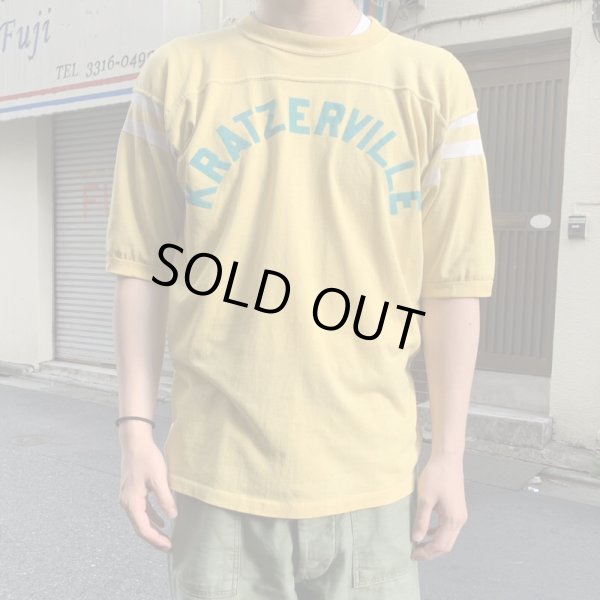 画像14: 70's FROCK PRINTED FOOTBALL Tee SHIRTS  (14)