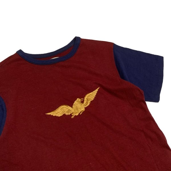 画像3: 60's BENDON 2 TONE COLOR Tee SHIRTS with EMBROIDERY (3)