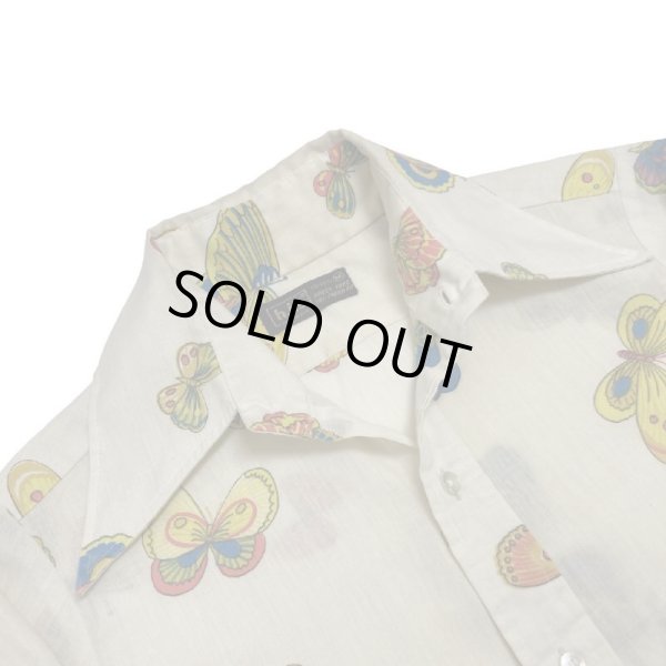 画像5: 70's "BUTTERFLY" PATTERN LONGSLEEVE SHIRTS (5)