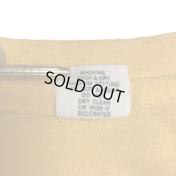 画像8: 70's PRINTED Tee SHIRTS YELLOW (8)