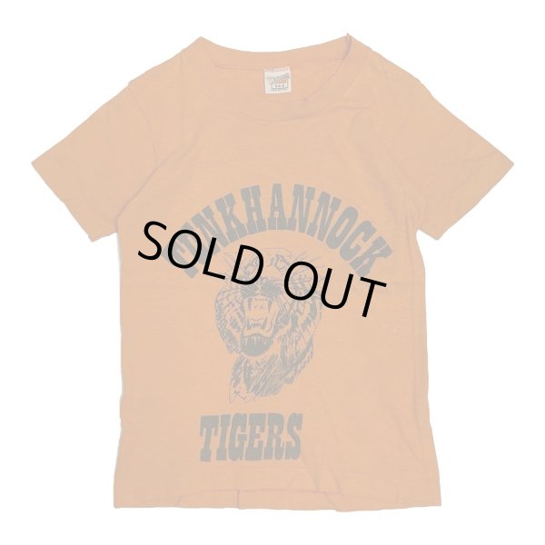 画像1: 70's KIDS TIGER PRINTED Tee SHIRTS ORANGE×BLACK (1)