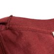 画像8: 80's ALL COTTON POCKET Tee SHIRTS BURGUNDY L (8)