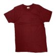 画像1: 80's ALL COTTON POCKET Tee SHIRTS BURGUNDY L (1)