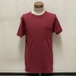 画像15: 80's ALL COTTON POCKET Tee SHIRTS BURGUNDY L (15)