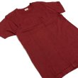 画像3: 80's ALL COTTON POCKET Tee SHIRTS BURGUNDY L (3)