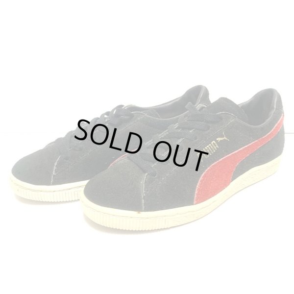 画像1: 〜90's DEAD STOCK PUMA SUEDE BLACK×RED SIZE:5  (1)