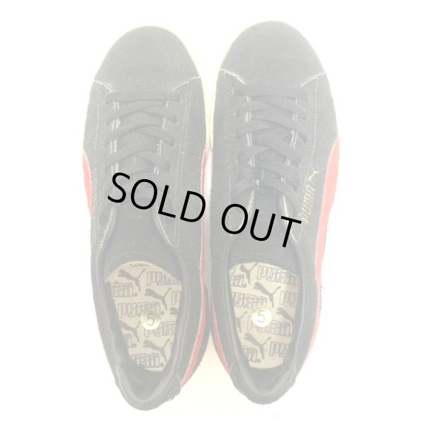 画像6: 〜90's DEAD STOCK PUMA SUEDE BLACK×RED SIZE:5  (6)
