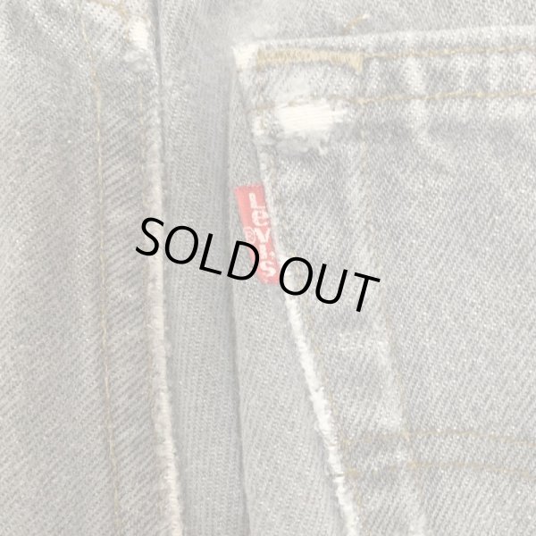 画像15: 90’s Levi’s 501 BLACK DENIM PANTS (15)