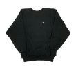 画像1: 90's CHAMPION REVERSE WEAVE SWEAT SHIRTS SOLID BLACK XXL (1)