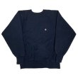 画像1: 90's CHAMPION REVERSE WEAVE SWEAT SHIRTS NAVY L (1)