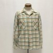 画像10: 40's OPEN COLLAR COTTON HEAVY FLANNEL SHIRTS (10)