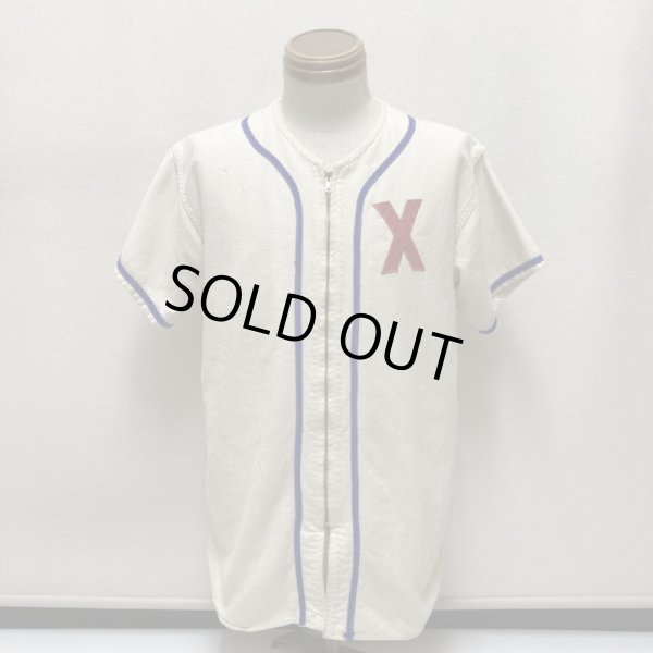 画像18: 50's FULL ZIP. LINEN素材 BASEBALL SHIRTS (18)