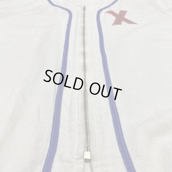画像8: 50's FULL ZIP. LINEN素材 BASEBALL SHIRTS (8)