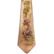 画像3: 50’s PINUP GIRL HAND PAINTED TIE PEACH (3)