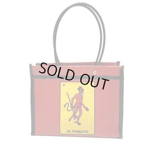 画像1: 60's RED DEVIL VINIL BAG (1)