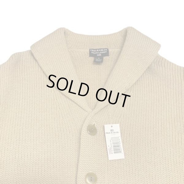 画像7: DEAD STOCK RALPH SHAWL COLLAR WOOL KNIT (7)