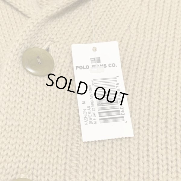 画像6: DEAD STOCK RALPH SHAWL COLLAR WOOL KNIT (6)