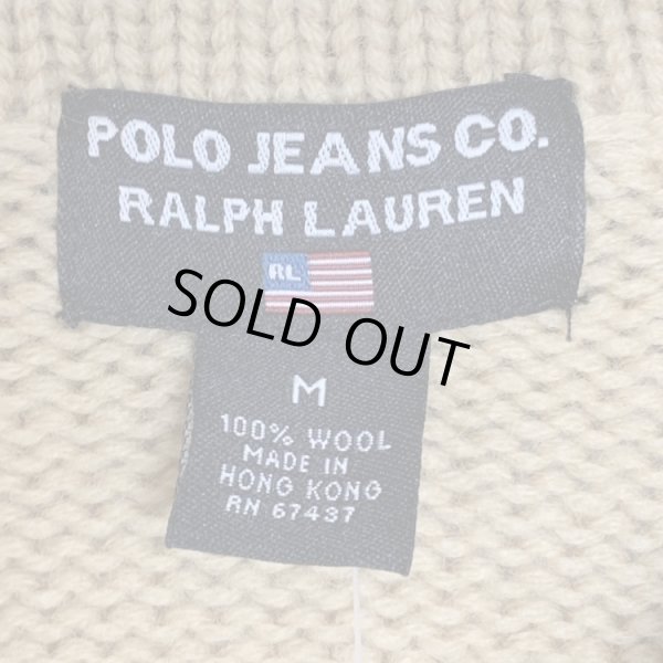 画像5: DEAD STOCK RALPH SHAWL COLLAR WOOL KNIT (5)