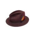 画像1: OLD FELT HAT BURGUNDY (1)