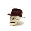 画像12: OLD FELT HAT BURGUNDY (12)